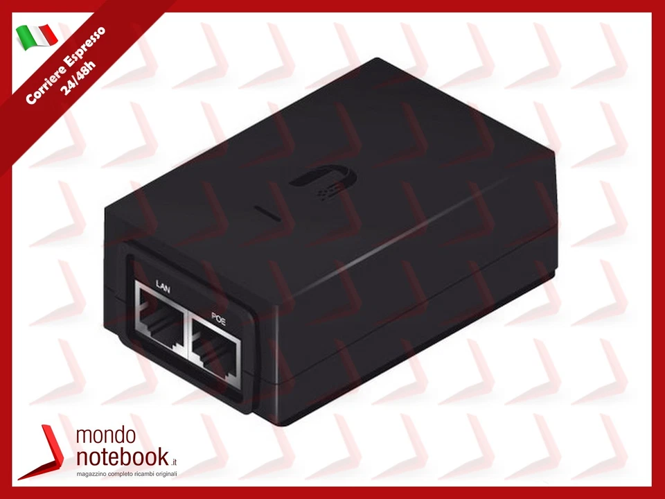 ADATTATORE POE INJECTOR UBIQUITI POE-24 POE INJECTOR,24VDC 1A, 24W, Gbit - POE-2 - Immagine 1 di 1