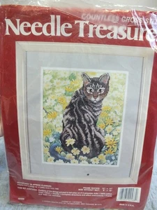 Needle Treasures 02588 Countless Cross Stitch Octopussy in Spring Flowers preown - Picture 1 of 4