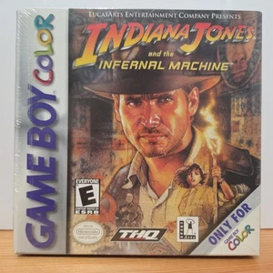 Indiana Jones and the Infernal Machine (GBC,New)Brand New Sealed - Picture 1 of 7