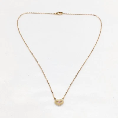 NO TARIFF Cartier Necklace Cheart Sapphire Gold 2333363 - Image 1 of 4