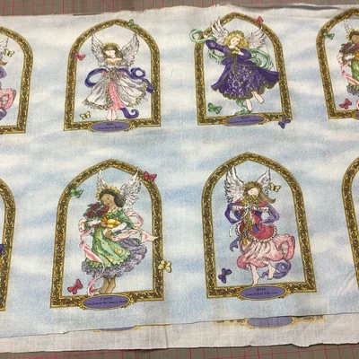 Erlanger Group-Angels Beside Me-30cm Panel-100% Cotton