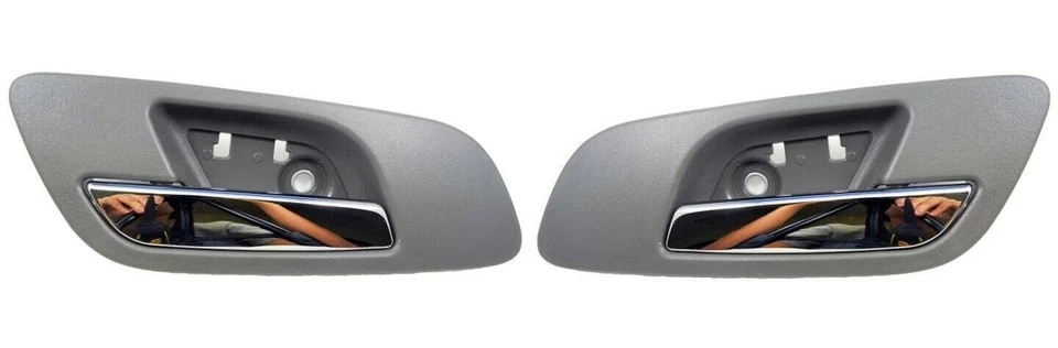 Interior Door Handle Chr Gray RH LH fit 07 13 Suburban Tahoe Sierra Yukon base - Image 1 of 3