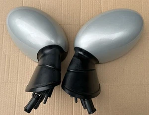 PAR DE ESPEJOS RETROVISORES BMW MINI ONE COOPER S BLANCO PLATA R50 R52 R53 2001-2006 - Imagen 1 de 4