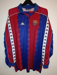 FC BARCELONA 1993-1994 long sleeves camiseta shirt trikot maillot maglia XL - Picture 1 of 6