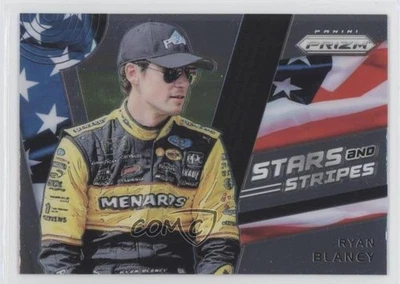 2018 Panini Prizm Stars and Stripes Ryan Blaney #SS-7 - Image 1 of 2