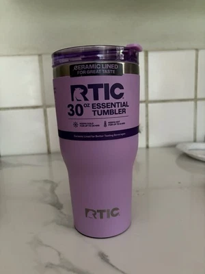 Vaso RTIC 30 oz acero inoxidable verde azulado lavanda fría caliente. Nuevo con etiquetas Foto 1 de 2