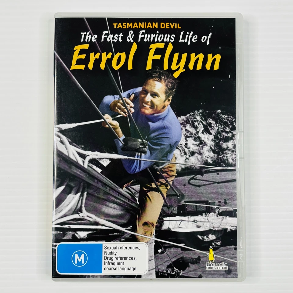 Tasmanian Devil The Fast & Furious Life Of Errol Flynn DVD Region Free Tracked - Image 1 of 4