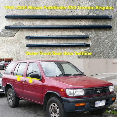 Weatherstrip Door Belt Seal Out for 95-04 Nissan Pathfinder Terrano Regulus R50 - Image 1 of 4