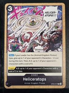 Heliceratops OP08-097 Two Legends Regular - Picture 1 of 2