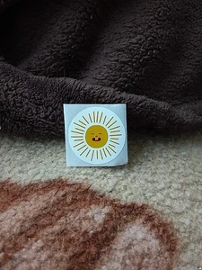 Small Happy Sun Sticker - Picture 1 of 6