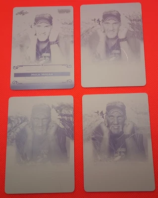 Placa de impresión Leaf Hulk Hogan 2012 1/1 juego completo NSCC National WWE WCW TNA WWF All4 Foto 1 de 2