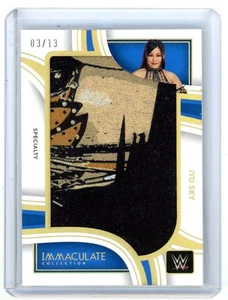 2023 Panini Immaculate Collection WWE IYO SKY Jumbo Memorabilia Specialty #/13 - Picture 1 of 2