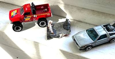 back to the future diecast  4x4 mc fly and more  make an offer - Image 1 of 3