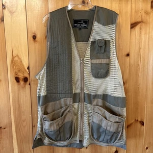 Wild Hare Men's Heatwave Mesh Shooting Vest Right Hand 425S XL Khaki - Picture 1 of 6