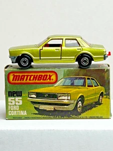 Matchbox Superfast No. 55 Ford Cortina with Original Box - Picture 1 of 15