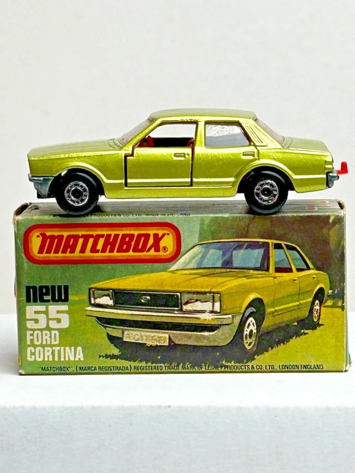 Matchbox Superfast No. 55 Ford Cortina with Original Box - Image 1 of 4