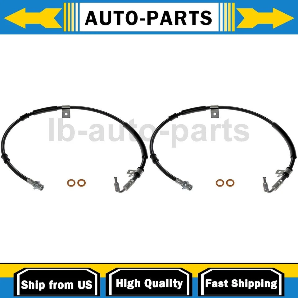 2x Mangueira de freio traseira para International Harvester 4900 12.0L 2001 - Imagem 1 de 4