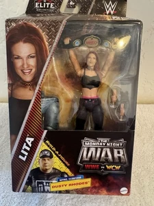 WWE Mattel Lita 2024 Actionfigur - Elite Monday Night War Serie 5 mit BAF - Bild 1 von 7