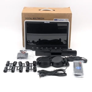 GOnavidio 12" Car DVD Player w/ HDMI Input Headphones & Mounting Bracket - Picture 1 of 7