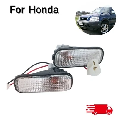 Side Marker Lamp Turn Signal Light White Lens For Honda Cr-V Crv Rd1 1995-2001 - Image 1 of 4