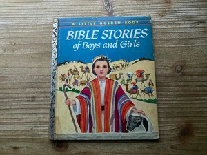 Bible Stories of Boys and Girls, A Little Golden Book, Jane Werner, Rachel Taft - Picture 1 of 5