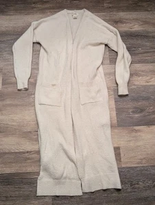 Damen Jessica Simpson Long Strickjacke Staubtuch Creme Medium - Bild 1 von 10