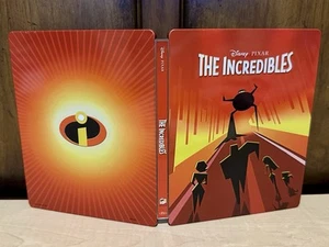 The Incredibles 4K UHD + Blu-ray Steelbook Best Buy Exclusive OOP Disney Rare - Picture 1 of 8