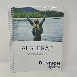 Denison Math Algebra 1 solutions guide manual homeschool curriculum mathematics - Picture 1 of 15