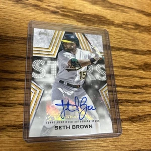 Seth Brown 2023 Topps #BSA-SB Stars Autographs A's Rookie Auto FREE SHIPPING - Picture 1 of 2