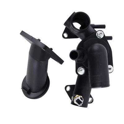 Thermostat Housing + Thermostat for Jaguar XJ8L/S-Type/XJ/S-Type R 2003-2005 - Image 1 of 4