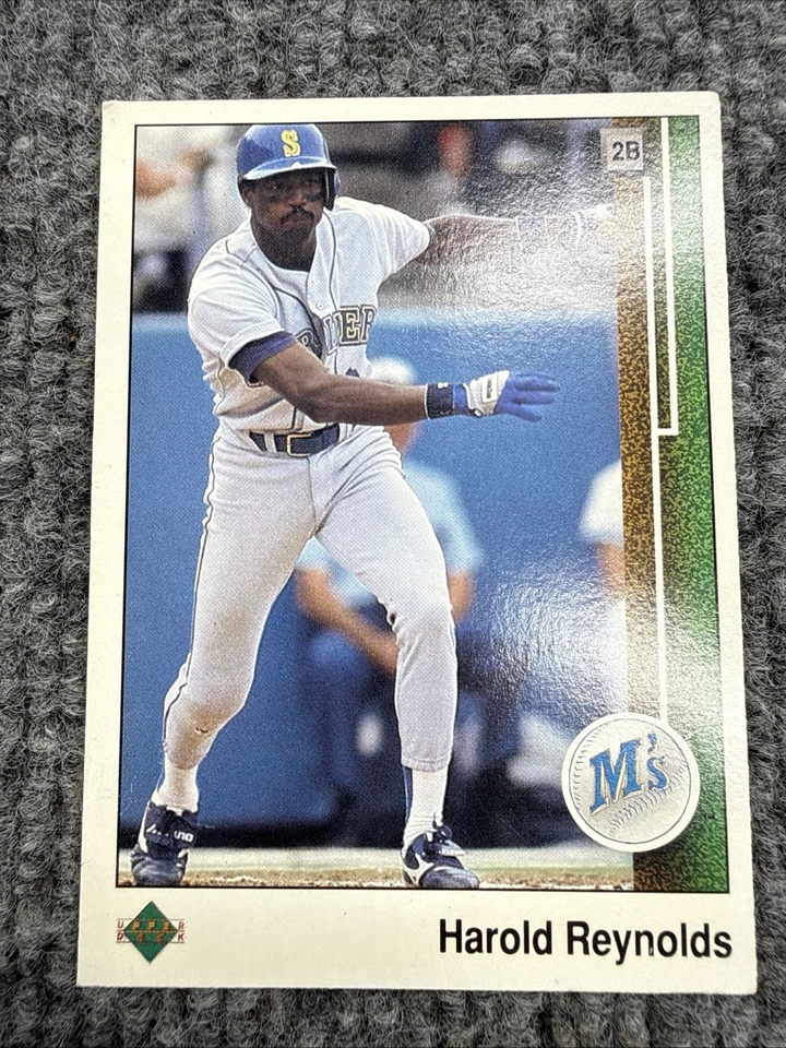 1989 Upper Deck Harold Reynolds Baseball Card #249 Mariners - Image 1 of 4