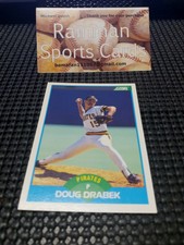 1989 Score # 117 Doug Drabek Pittsburgh Pirates