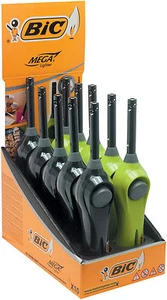 ACCENDIGAS BIC BARBECUE ACCENDIGAS MEGALIGHTER LIGHTER BOX DA 10 accendi gas - Foto 1 di 2