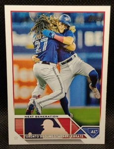 Bichette / Guerrero Jr. 2023 Topps Baseball Series 1 #216 Toronto Blue Jays - Picture 1 of 2