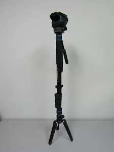 Benro #3 MCT38AFS4 Monopod with Flip Locks and 3-Leg Base - Max Ld 8.8 lb - Picture 1 of 12