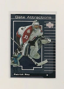 Atracciones de puerta de cubierta superior 2000-01 #GA4 Patrick Roy Colorado Avalanche - Imagen 1 de 1