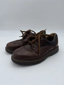Saxone Oxford Chunky Shoes Men’s Size 9 Vintage EUC Brown Leather - Picture 1 of 12