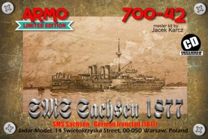 Armo 700-42 1/700 SMS Sachsen, 1877 - Zdjęcie 1 z 6
