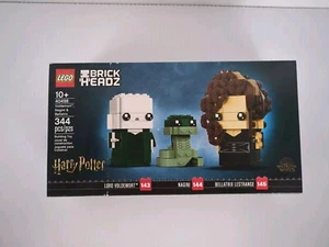 LEGO Harry Potter BrickHeadz 40496 - DAMAGED BOX Voldemort, Nagini & Bellatrix - Picture 1 of 8