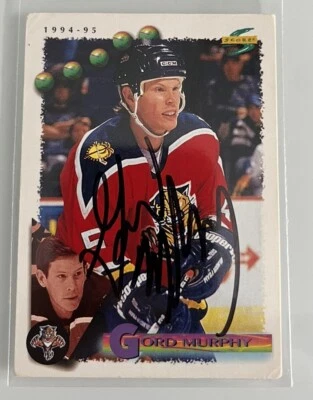 1994-95 Score #117 Gord Murphy Panthers Auto Autograph Signed Florida Panthers - Image 1 of 2