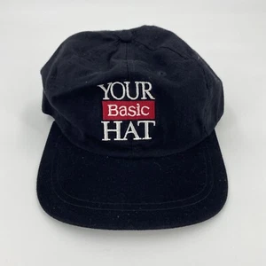 Your Basic Hut Tabak 90er schwarz Werbung Snap Back Vintage Trucker Zigaretten - Bild 1 von 6