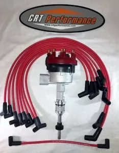 1985-1991 Ford 5.0L 302 EFI Distributor w/ Module + 8mm USA Spark Plug Wires - Imagen 1 de 4