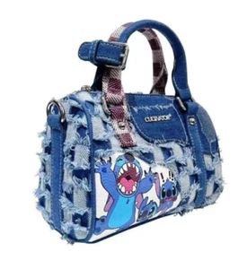 Stitch Cartoon Character Leather Strap Shoulder Handbag - Picture 1 of 1