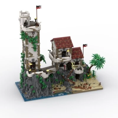 MOC: Medieval Town Port Sauvage: Old Guard House and Tower 5101 Pieces DIY - Image 1 of 4