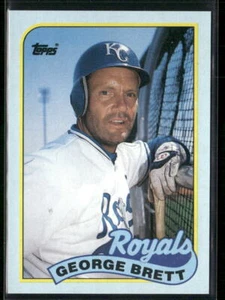 1989 Topps #A George Brett Box Bottom Panels Singles - Picture 1 of 2