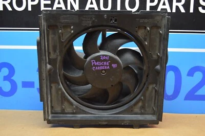 2011 997 PPORSCHE 911 CARRERA ПРАВАЯ ПАССАЖИРСКАЯ СТОРОНА ДВИГАТЕЛЯ РАДИАТОР ОХЛАЖДЕНИЯ ВЕНТИЛЯТОР - Изображение 1 из 4
