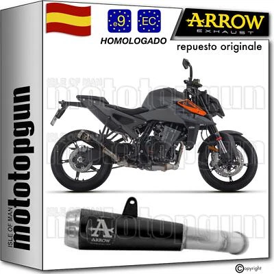 tubo de escape homologado negro pro-race arrow por ktm duke 990 2024 24 - Imagen 1 de 4