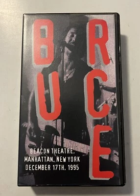 Bruce Springsteen live new york city 1995 Rare VHS Tape Beacon Theatre 12/17/95 - Image 1 of 4