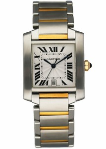 Cartier Tank Francaise 2302 / W51005Q4 Two Tone Automatic Box \u0026 Papers |  eBay
