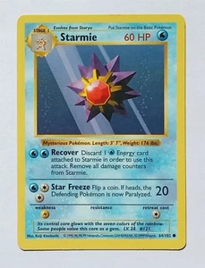 Pokemon - Starmie - Base Set Shadowless 64/102 - Common - LP - Picture 1 of 1